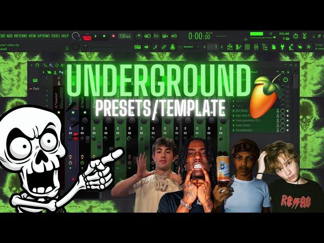 I MADE THE BEST FL STUDIO PRESETS / TEMPLATE FOR UNDERGROUND MUSIC! (2024)