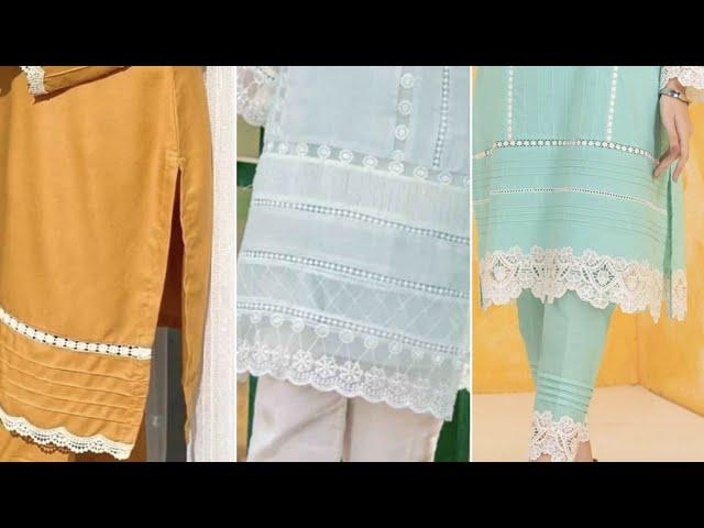 joint lace dresses for summer||joint lace shirts designs