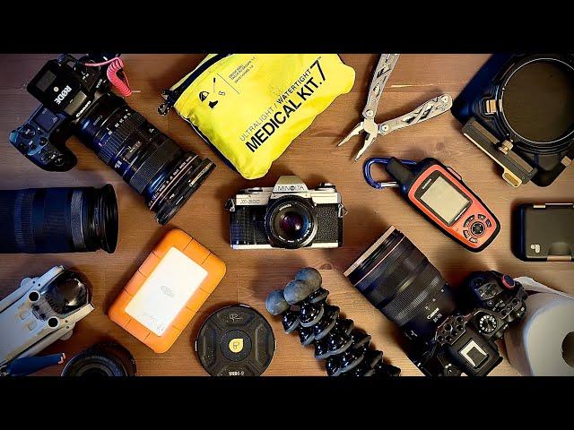 2024 whats in my Camera Bag as an ADVENTURE Photographer