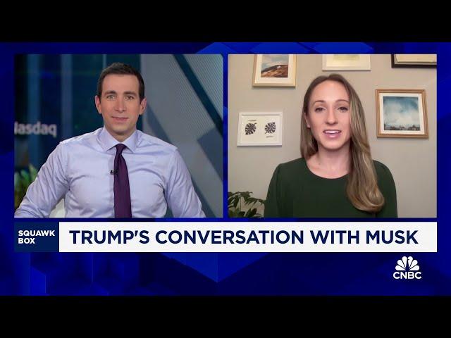 Axios' Stef Kight on Trump/Musk interview: Surprised how often he went after Biden instead of Harris