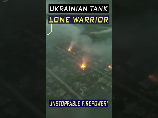 Lone Warrior: Unstoppable Ukrainian Tank in Battle! #tank #fpvdrone #army