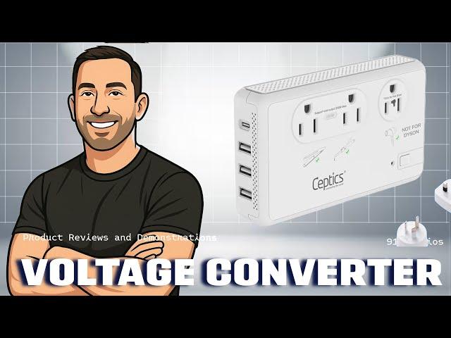 Ceptics 2000W Travel Voltage Converter