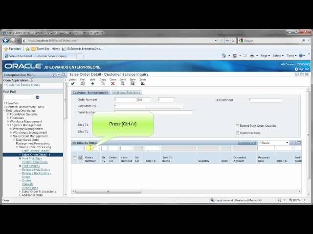 JD Edwards - Entering a basic sales order.mp4