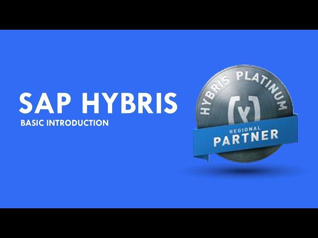 SAP Hybris Basics Tutorial For Beginners | SAP Hybris Basics