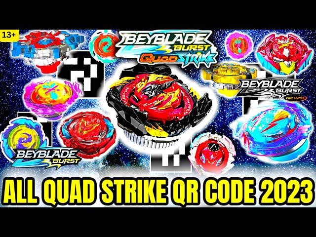 ALL 30+ QUADSTRIKE BEYBLADES QR CODES 2023 | BEYBLADE BURST QUAD STRIKE APP