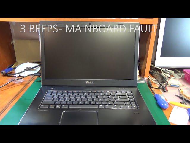 Dell Vostro 3550 or N5110 - 3 beeps error repair