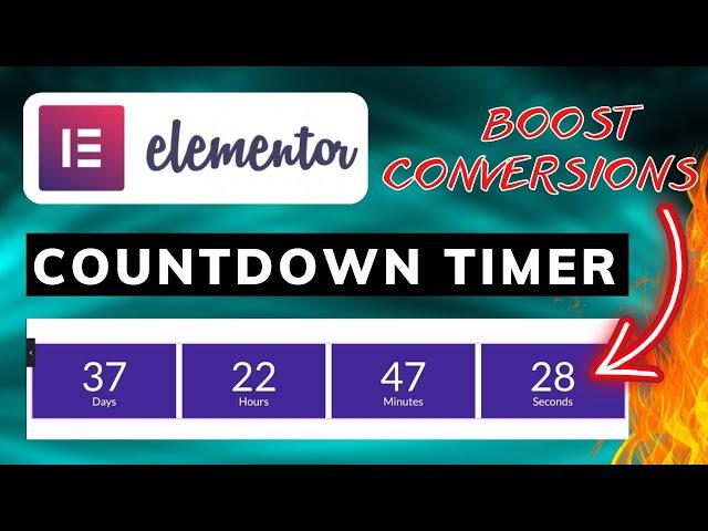 Use The Elementor Countdown Timer To Boost Conversions!