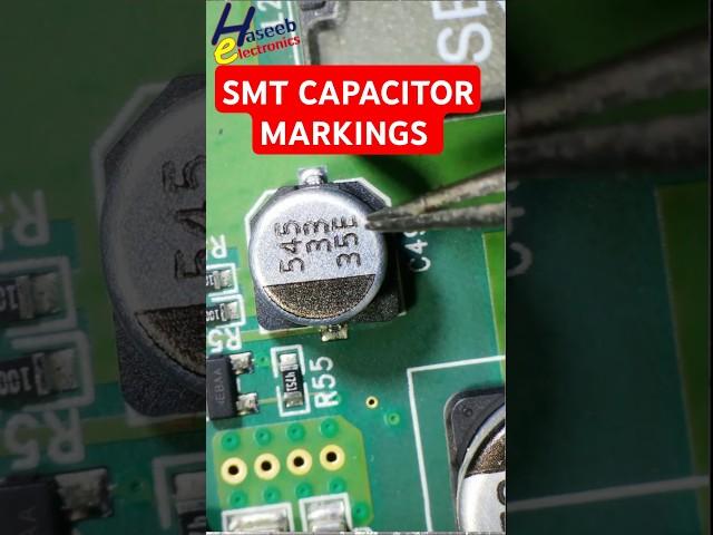 What Does '545 33 35E' Marking Mean on SMD Electrolytic Capacitor? | #shorts