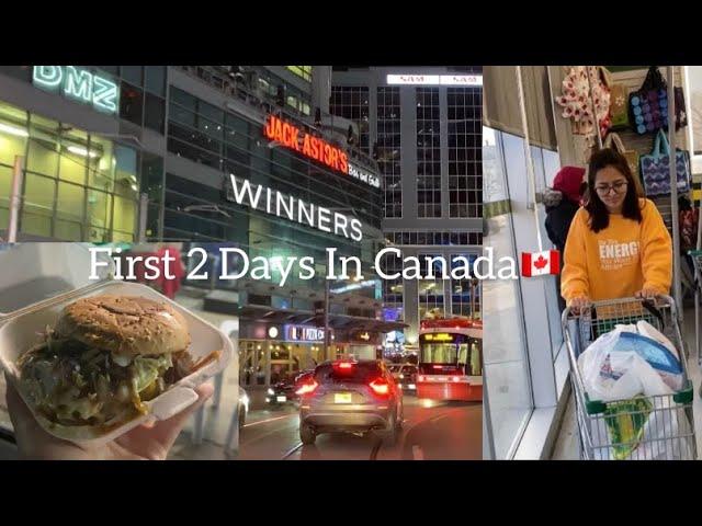 My First 2 Days In Canada | International Student