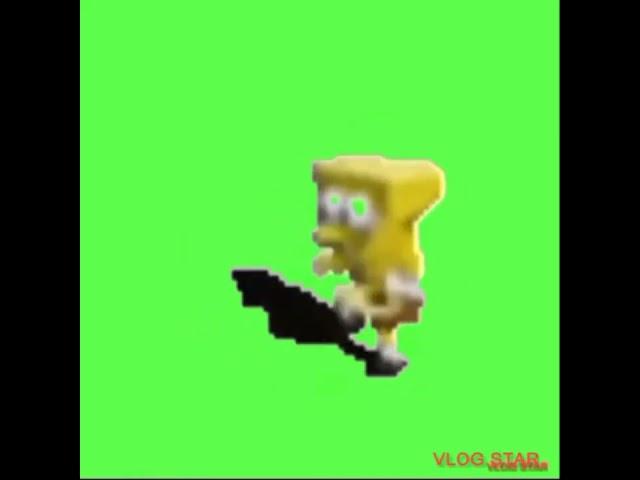 Spongbob sings Super Idol- Green Screen