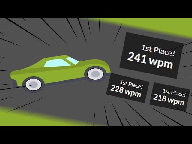 satisfying 200 wpm typeracer maintrack compilation #1