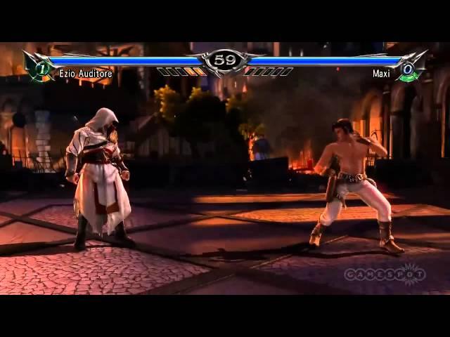 Soul Calibur V PERFECT Tournament Gameplay Part 5 Ezio vs Auditore (PS3, PSVITA, Wii U)