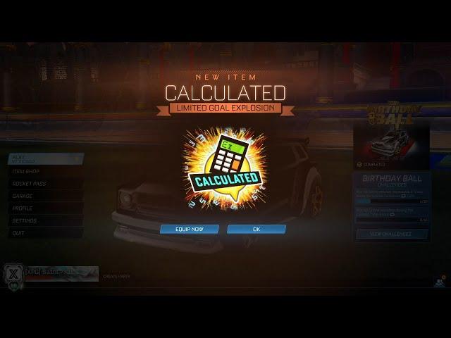 Как получить *БЕСПЛАТНЫЙ* НОВЫЙ ГОЛ CALCULATED в РОКЕТ ЛИГЕ! - ROCKET LEAGUE