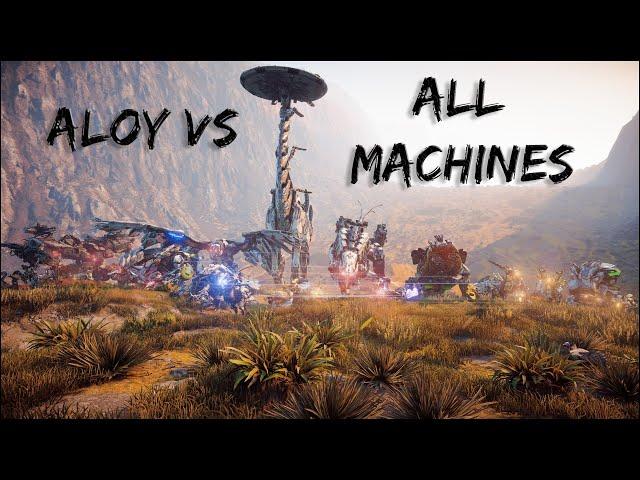 Aloy VS All Machines + Bosses Simultaneously / Ultra Hard (HZD Arena)