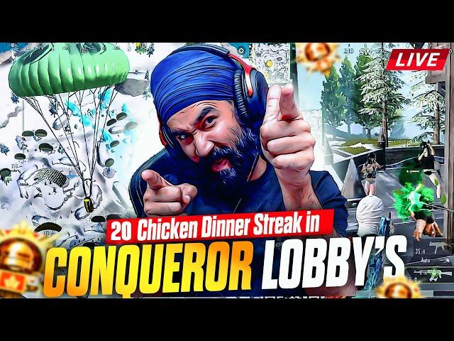 BGMI LIVE : CONQUEROR 100 + 11KD | GTXPREET PUBG LIVE