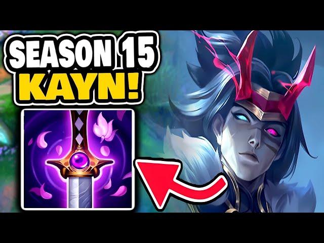 KAYN Jungle in SEASON 15!! How to CARRY!!