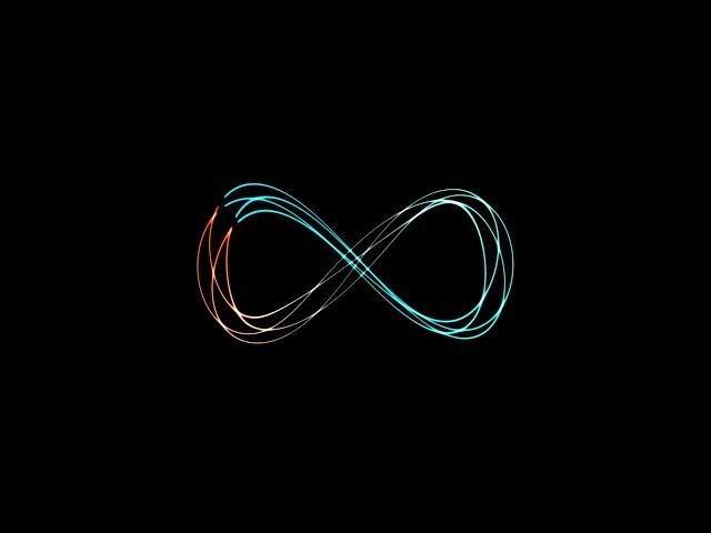 Colored Strings Infinity Sign • Free Infinite Loop Motion Graphics