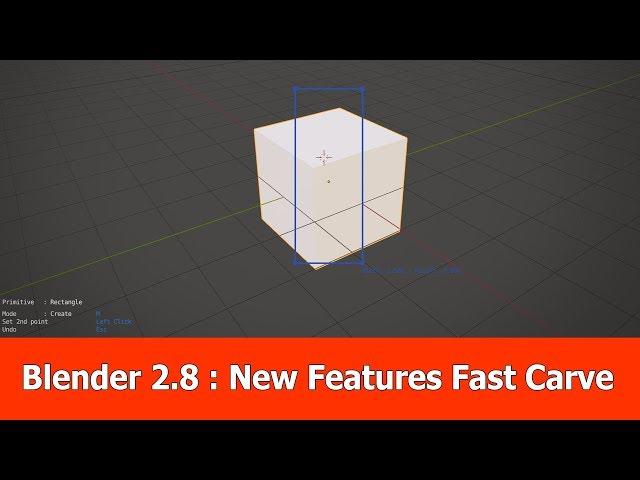 Blender 2.8 New Features Fast Carve : Constraints