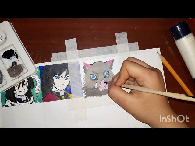 Draw Inosuke Hashhibiru [Иноске Хашибира]