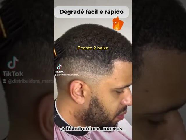 Tutorial degradê fácil e rápido #foryou #fyp #barber #barbeiro #barbeirosbrasil