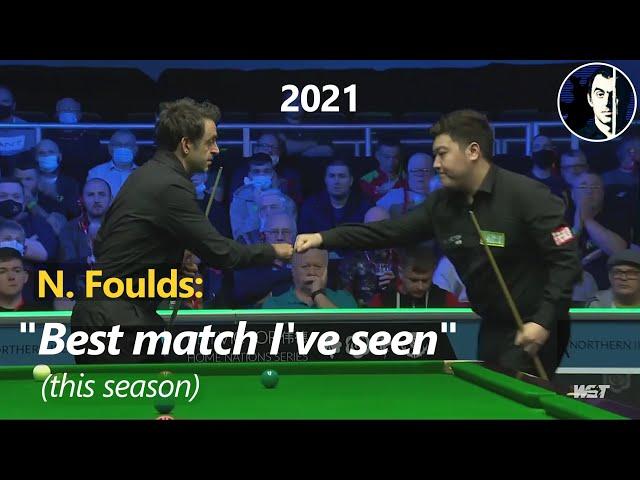 "What you call class on the snooker table" | Ronnie O'Sullivan vs Yan Bingtao | 2021 NIO L16