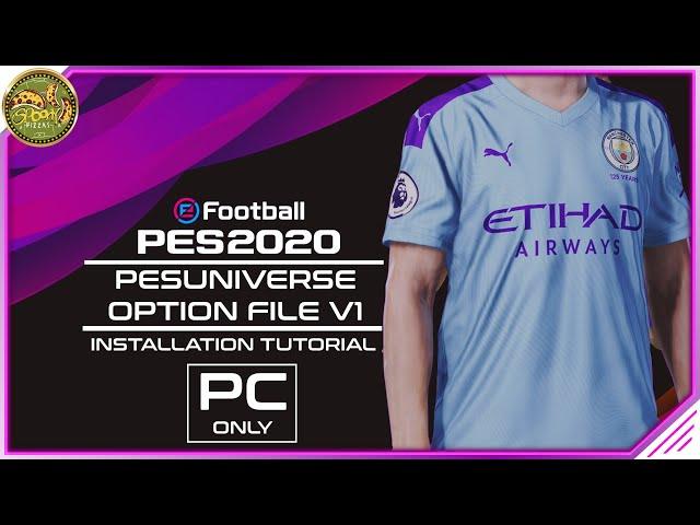 PES 2020 | PESUniverse Option File V1 Installation Tutorial [PC only]