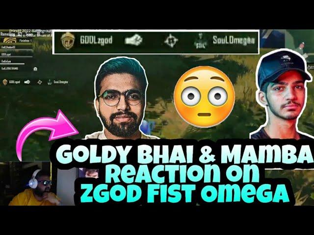 Goldy Bhai & Mamba Reaction on Zgod Fist Omega | GodL Vs SouL Drop Clash | 