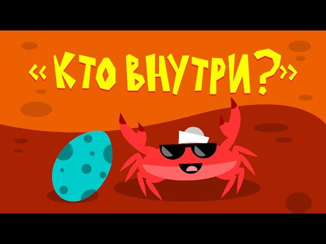 Капитан Краб: "Кто внутри?" Познавательный мультик для детей.