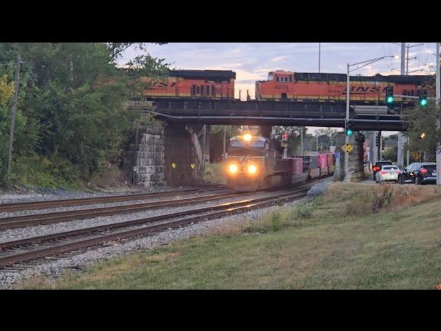 BNSF Intermodal and Norfolk southern Intermodal in La Grange IL 09/21/2024