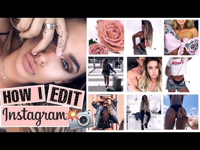 How I edit my Instagram photos! | @tashietinks new blush theme!