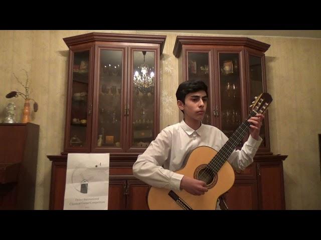 Tbilisi International Classical Guitar Competition / Davit Arakelyan