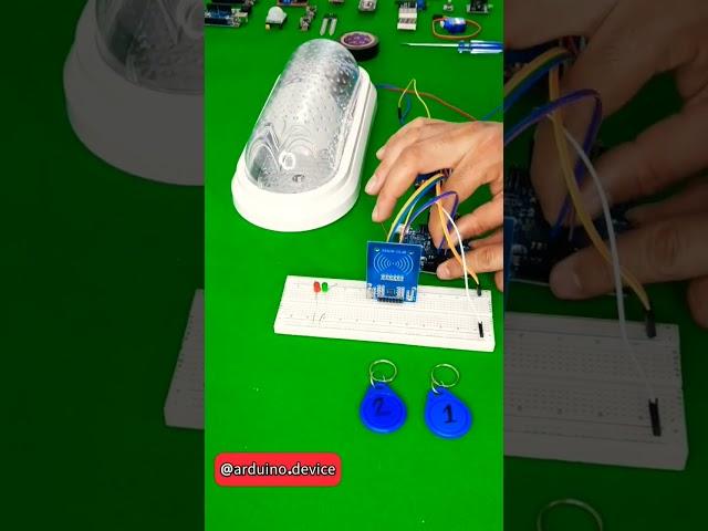 How to make control lamp with tag #arduinoproject #devise #electronic #arduino #programming #sensor