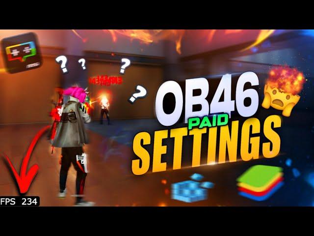 Revealing : SECRET AIMBOT SETTINGS Get 99% Headshots After OB46 Update l Bluestacks 4 | Msi | (4K)