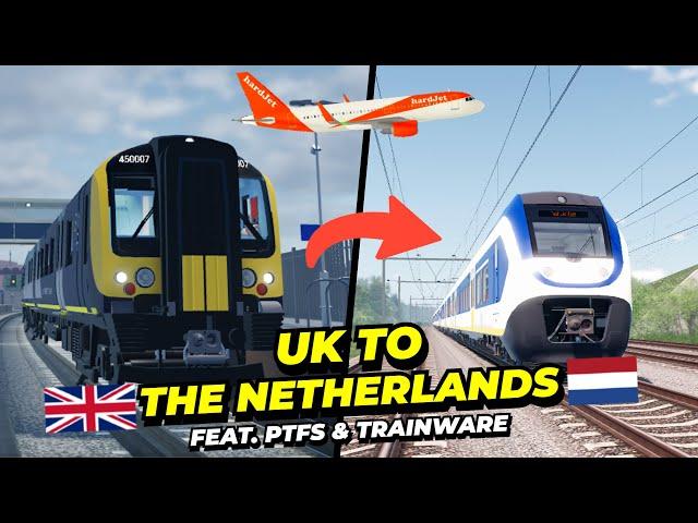 Travelling from the UK to the NETHERLANDS in Roblox!