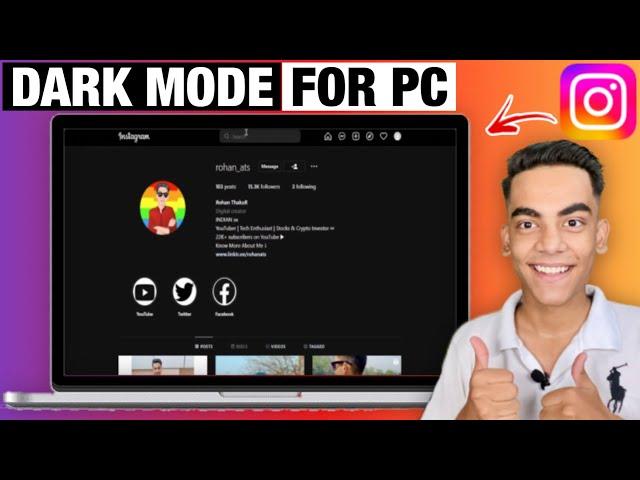 Instagram Dark Mode For PC | How To Enable Instagram Dark Mode on PC | Instagram Web Dark Mode