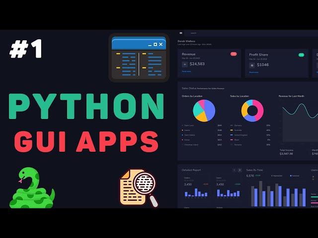 Изучение Python UI (GUI Apps) / #1 – Разработка программ с графическим интерфейсом на Питон