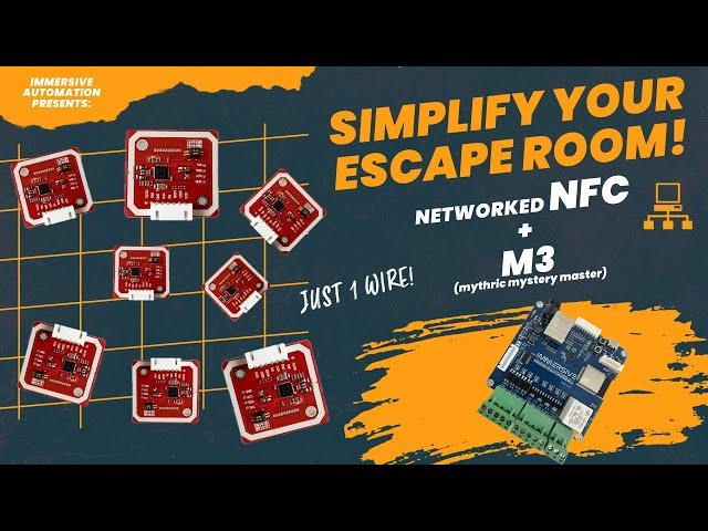 ESCAPE ROOM TUTORIAL: Maestro Networked NFC Readers with Mythric Mystery Master (M3)