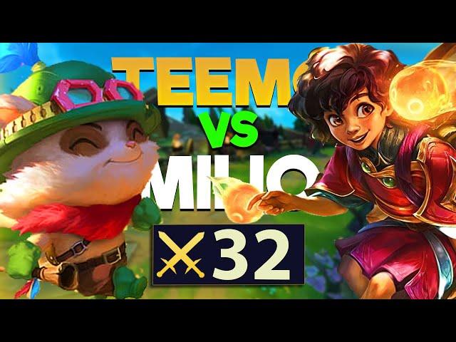 Teemo vs New OP Champ Milio is WILD (30+ Kills)