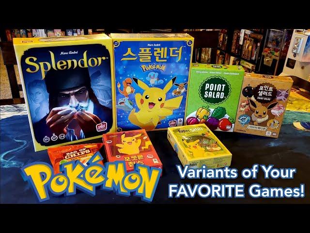 Unboxing Pokémon Versions of Splendor, Point Salad, & MORE!