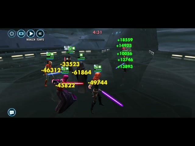 Juhani and Mara Jade Omicron vs R7 GAS 501st - TW SWGOH