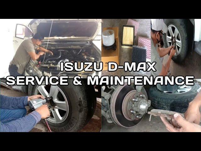 ISUZU D-MAX SERVICE & MAINTENANCE | Team BASIC VLOGS