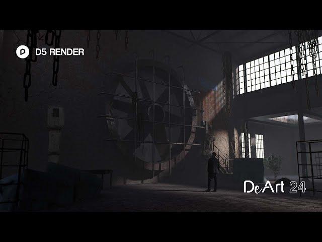 Making An Old Warehouse Scene in D5 Render + SketchUp