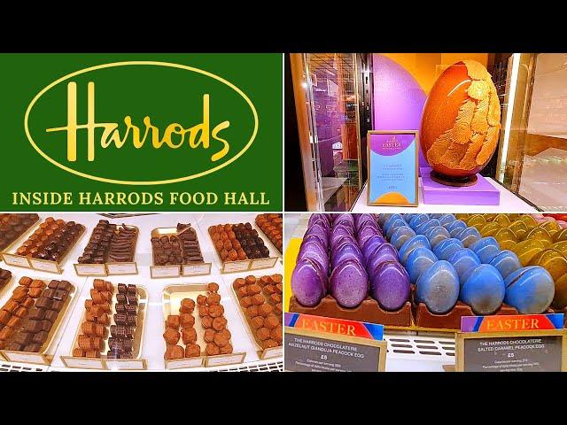 HARRODS Easter Chocolate Hall London Let's Look Inside 4K #london #harrods #shopping #london