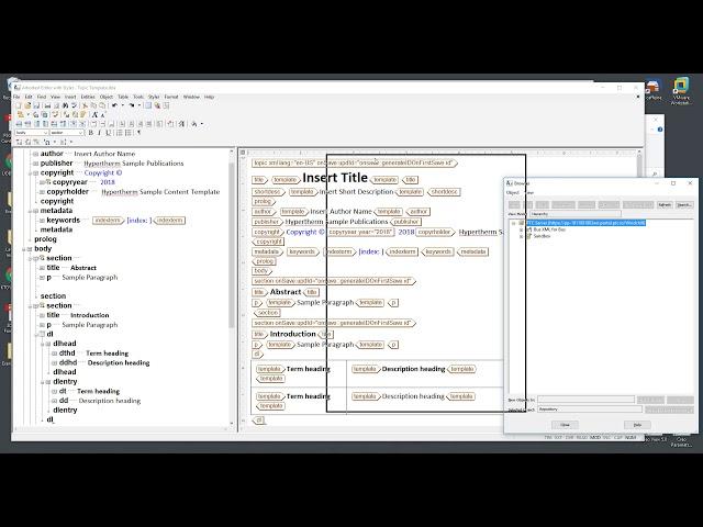 How to Create XML Templates in Arbortext Editor to Use in Windchill