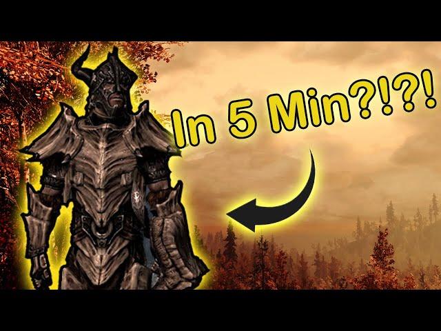 How to get Dragon Plate Armor at LEVEL 1 (In 5 Min)