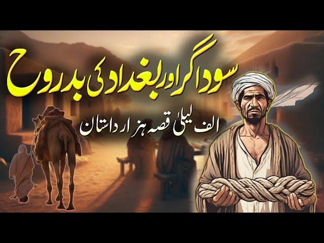 Sodagar Aur Badrooh | Alif Laila Story | The Merchant & Evil Spirit | Urdu Hindi