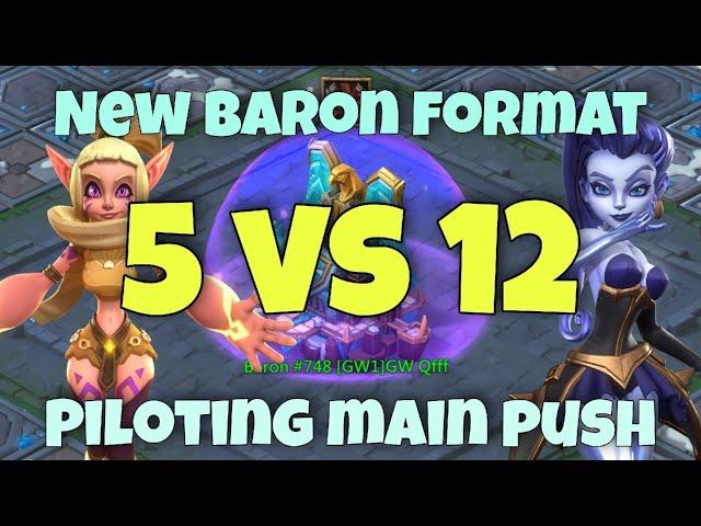 Lords Mobile - The hardest baron in NEW format. 5 vs 12. Not possible to win but we DID IT