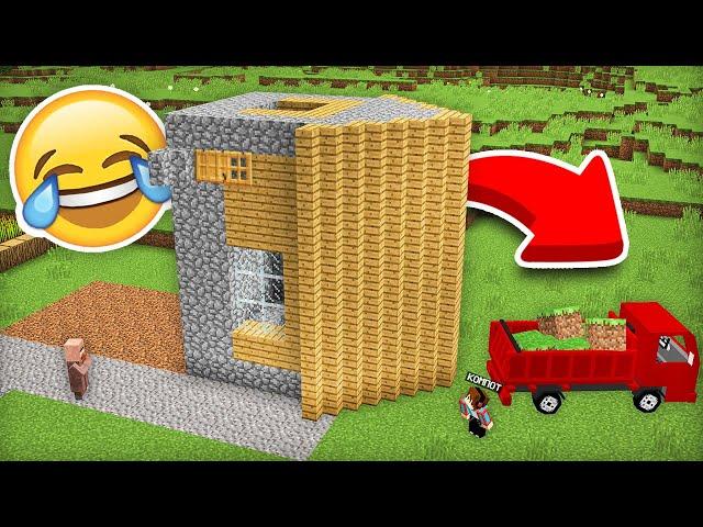 Я ОПРОКИНУЛ ДОМ ЖИТЕЛЯ В МАЙНКРАФТ | Компот Minecraft