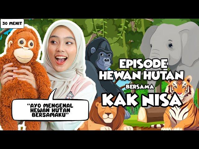 Belajar dan Bermain Episode Mengenal Hewan Hutan Untuk Balita - Belajar Kata, Lagu Interaktif Balita