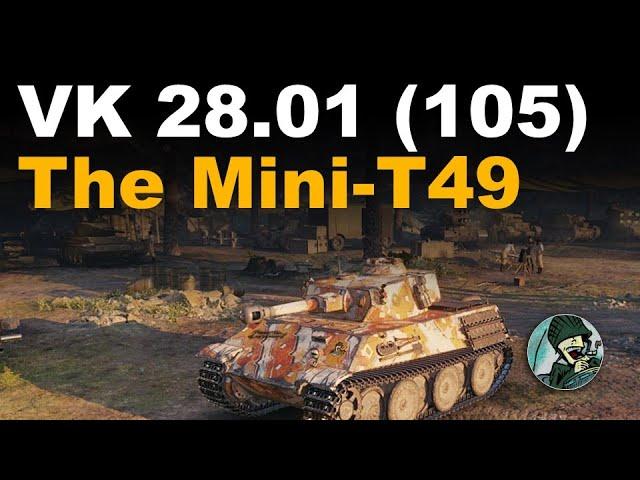 VK 28.01 (105mm): The Mini-T49 || World of Tanks